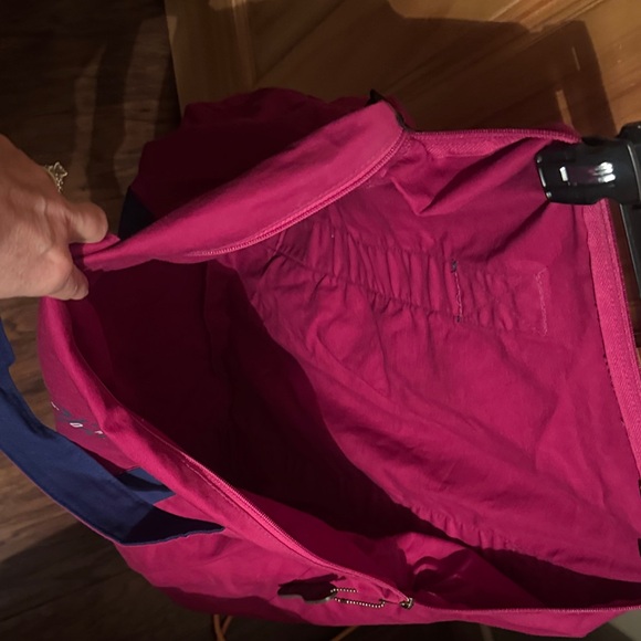 Esprit Pink and Blue Tote Bag - Picture 3 of 3